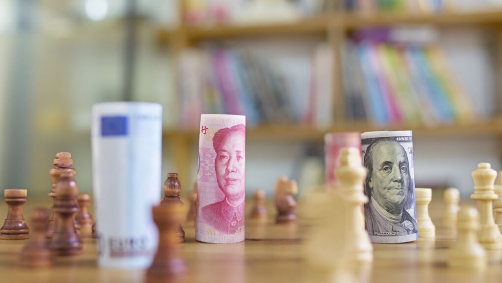 china -euros- dolars